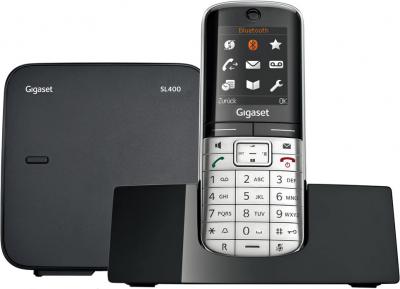 Беспроводной телефон Gigaset SL400  (Metal) - общий вид