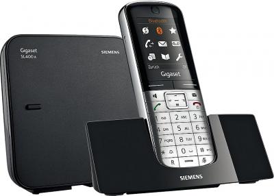 Беспроводной телефон Gigaset SL400A Metal - общий вид
