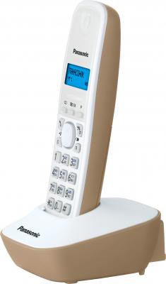 Беспроводной телефон Panasonic KX-TG1611 (бежевый) - общий вид