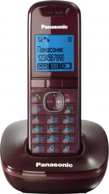 Беспроводной телефон Panasonic KX-TG5511  (Red, KX-TG5511RUR) - общий вид