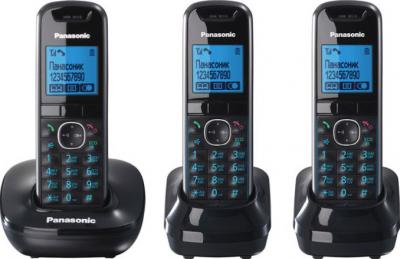 Беспроводной телефон Panasonic KX-TG5513  (Black, KX-TG5513RUB) - общий вид