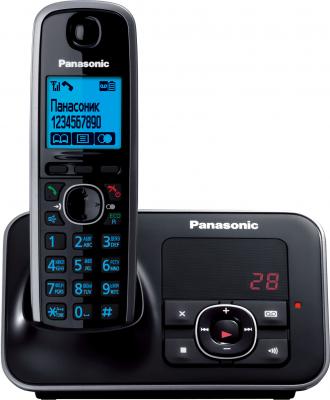 Беспроводной телефон Panasonic KX-TG6621 (Black, KX-TG6621RUB) - общий вид