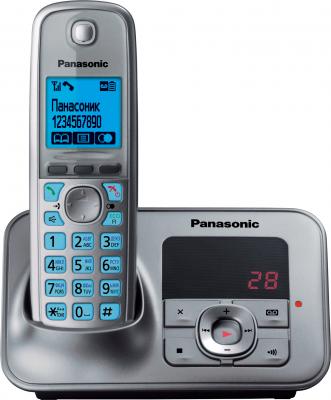 Беспроводной телефон Panasonic KX-TG6621 (Metallic Gray, KX-TG6621RUM) - общий вид