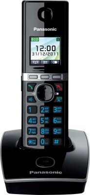 Беспроводной телефон Panasonic KX-TG8051 (черный) - общий вид