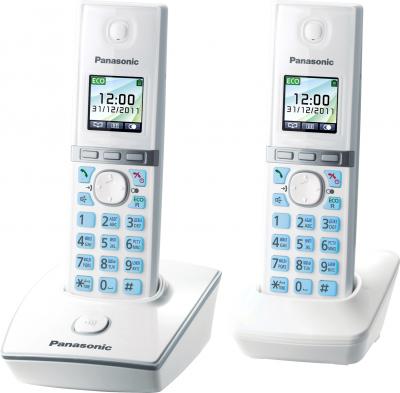Беспроводной телефон Panasonic KX-TG8052  (White, KX-TG8052RUW) - общий вид