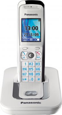 Беспроводной телефон Panasonic KX-TG8411 (White (KX-TG8411RUW)) - общий вид