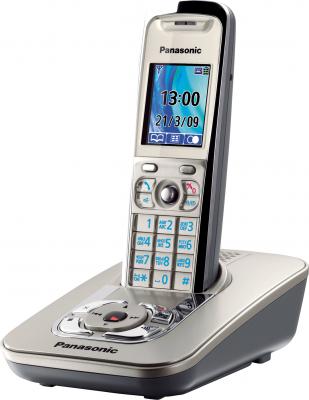 Беспроводной телефон Panasonic KX-TG8421  (Platinum, KX-TG8421RUN) - общий вид