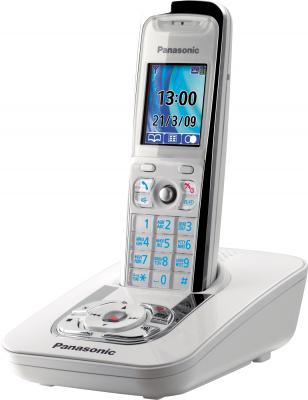 Беспроводной телефон Panasonic KX-TG8421 (White, KX-TG8421RUW) - общий вид