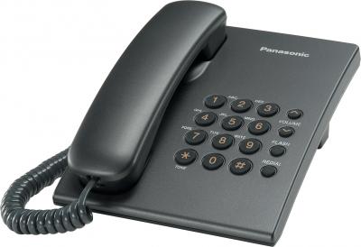 Проводной телефон Panasonic KX-TS2350  (титановый) - общий вид