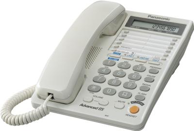 Проводной телефон Panasonic KX-TS2368  (белый) - общий вид