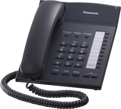 Проводной телефон Panasonic KX-TS2382 (черный) - общий вид