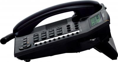 Проводной телефон Panasonic KX-TS2388 (черный) - вид сбоку