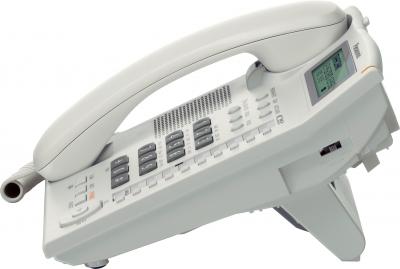 Проводной телефон Panasonic KX-TS2388 (белый) - вид сбоку