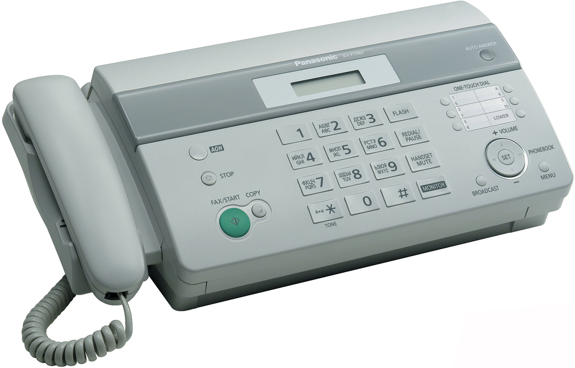 Panasonic KX-FT982RU-W Факс купить в Минске, Гомеле, Витебске, Могилеве,  Бресте, Гродно