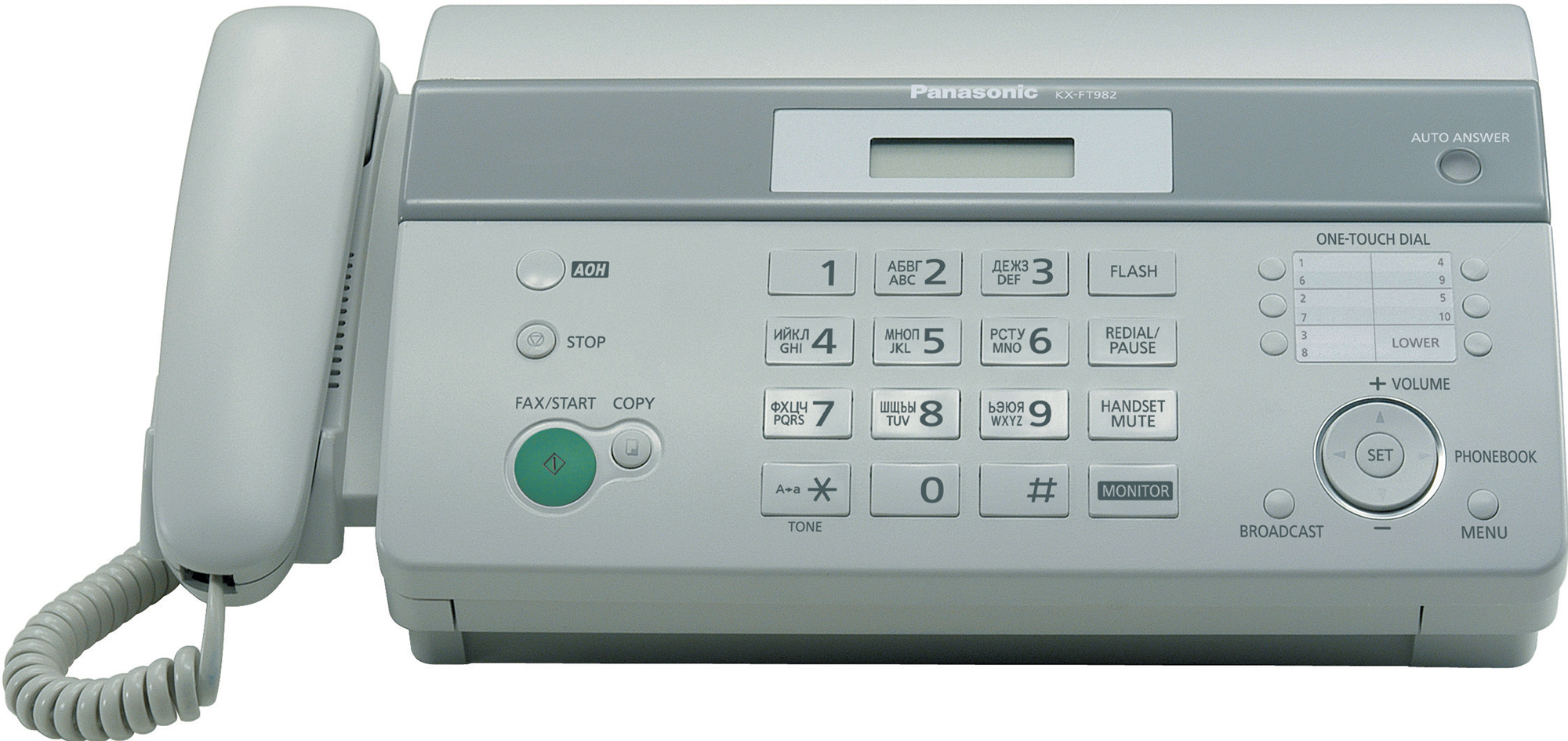 Panasonic KX-FT982RU-W Факс купить в Минске, Гомеле, Витебске, Могилеве,  Бресте, Гродно