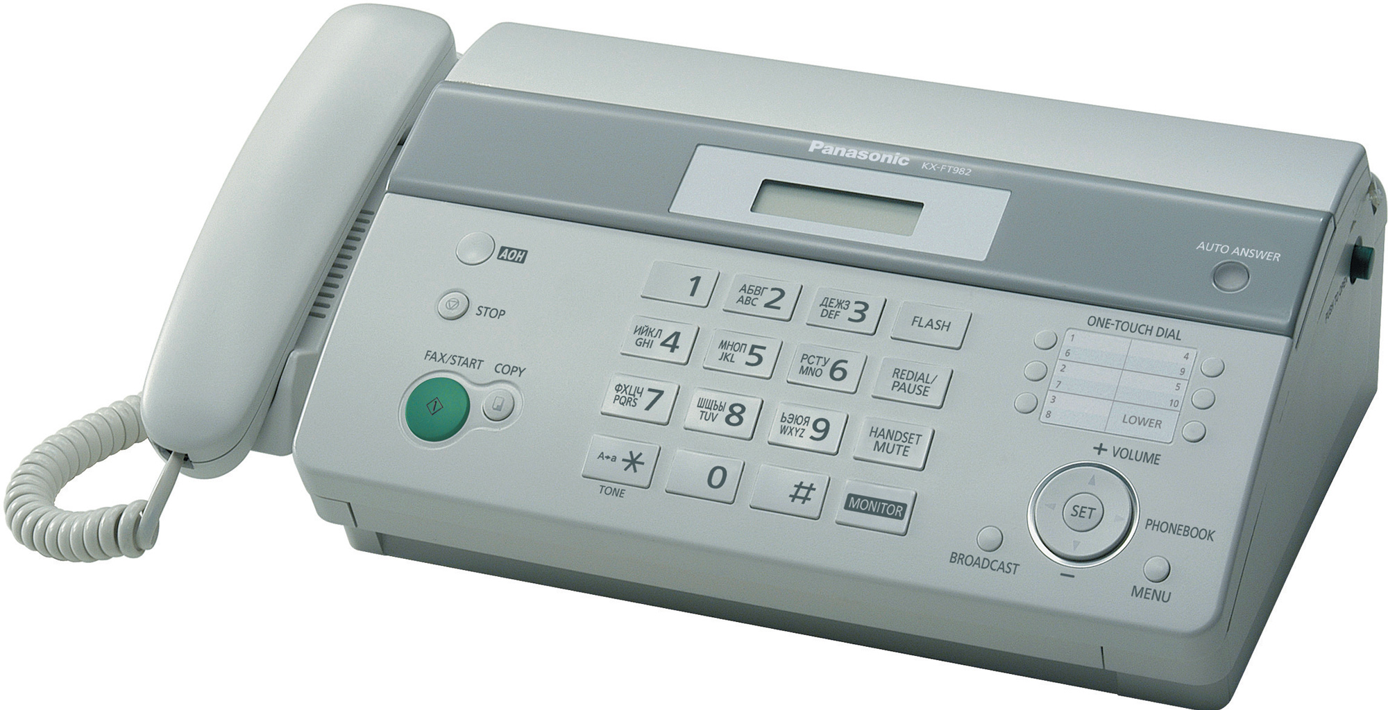 Panasonic KX-FT982RU-W Факс купить в Минске, Гомеле, Витебске, Могилеве,  Бресте, Гродно