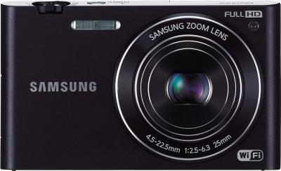 Компактный фотоаппарат Samsung MV900F Black - фрнтальный вид