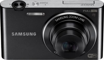 Компактный фотоаппарат Samsung MV900F Black - вид спереди