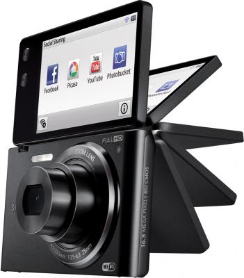 Компактный фотоаппарат Samsung MV900F Black - общий вид