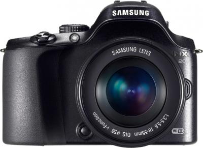 Беззеркальный фотоаппарат Samsung NX20 Kit 18-55mm Black - общий вид