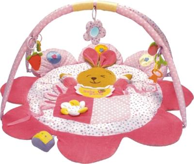 Развивающий коврик Baby Mix 3133C (зайка розовый) - общий вид