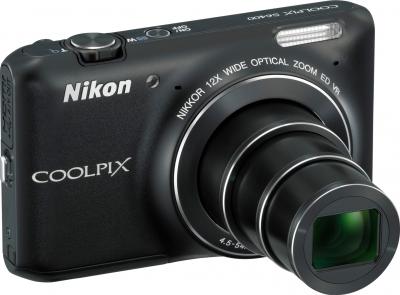 Компактный фотоаппарат Nikon Coolpix S6400 Black - общий вид