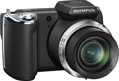 Компактный фотоаппарат Olympus SP-620UZ Black (с microSDHC 4Gb) - общий вид