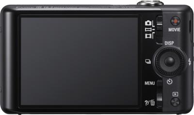 Компактный фотоаппарат Sony Cyber-shot DSC-WX100 (Black) - вид сзади