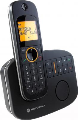 Беспроводной телефон Motorola D1011 Black - вид сбоку