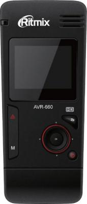 Автомобильный видеорегистратор Ritmix AVR-660 - фронтальный вид