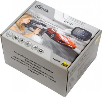 Автомобильный видеорегистратор Ritmix AVR-665 - коробка