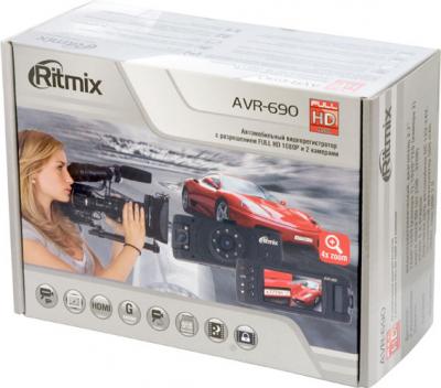 Автомобильный видеорегистратор Ritmix AVR-690 - коробка