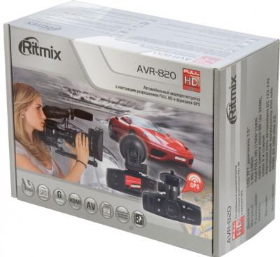 Автомобильный видеорегистратор Ritmix AVR-820 - коробка