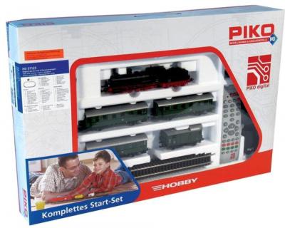 Железная дорога игрушечная Piko Паровоз и 3 пассажирских вагона (57125) - упаковка