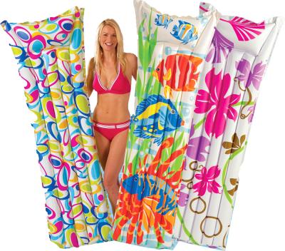 Надувной матрас для плавания Intex Fashion / 59720NP (листья) - общий вид