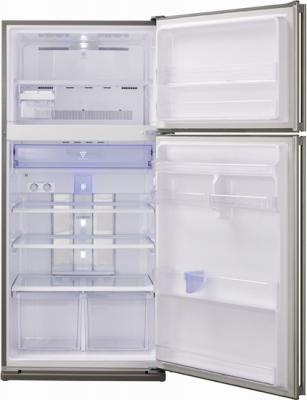 Холодильник с морозильником Sharp SJ-SC59PVSL - внутренний вид