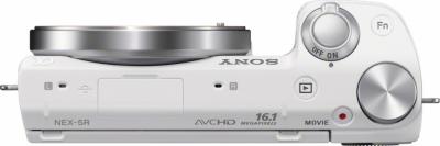 Беззеркальный фотоаппарат Sony Alpha NEX-5RK (White) - вид сверху