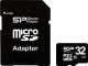 Карта памяти Silicon Power microSDHC (Class 10) 32GB + адаптер (SP032GBSTH010V10-SP) - 
