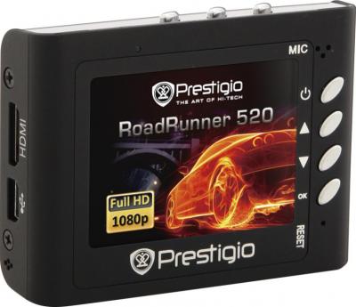 Автомобильный видеорегистратор Prestigio RoadRunner 520 - дисплей