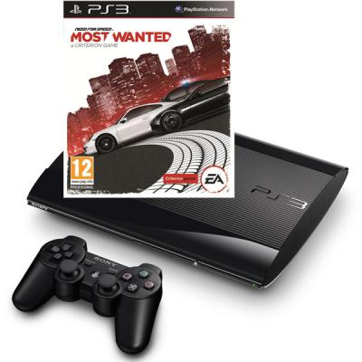 Игровая приставка PlayStation 3 (CECH-4008C) + игра "Need For Speed Most Wanted" - общий вид