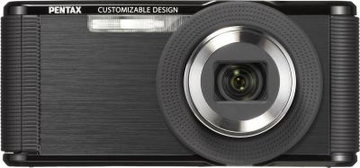 Компактный фотоаппарат Pentax Optio LS465 (Sapphire-Black) - вид спереди