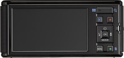 Компактный фотоаппарат Pentax Optio LS465 (Sapphire-Black) - вид сзади