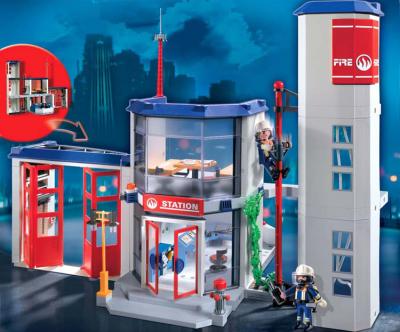 Кукольный домик Playmobil Пожарная станция 4819 - общий вид