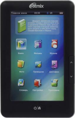 Электронная книга Ritmix RBK-330 Black (microSD 4Gb) - общий вид