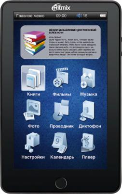 Электронная книга Ritmix RBK-450 (microSD 8Gb) - общий вид