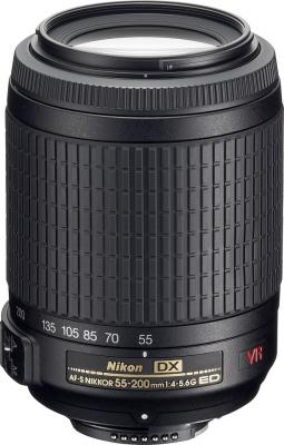 Зеркальный фотоаппарат Nikon D3200 Double Kit 18-55mm VR + 55-200mm VR - объектив Nikon 55-200mm f/4-5.6 AF-S VR DX Zoom-Nikkor 