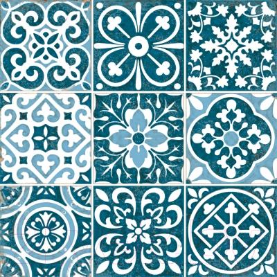 Декоративная плитка VitrA Carmina Blue Tozetti K085755 (450x450)