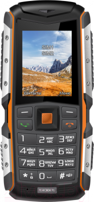 Мобильный телефон Texet TM-513R (черно-оранжевый)