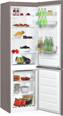 Холодильник с морозильником Whirlpool BSNF 8101 OX