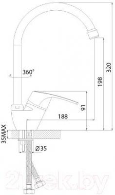 Смеситель Rossinka Silvermix D40-23